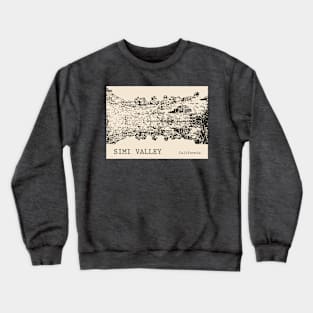 Simi Valley California Crewneck Sweatshirt